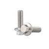 Parafuso sextavado de flange de aço inoxidável 304 GB5789 com parafuso sextavado de flange deslizante de dente M4M5-M12