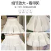 Pastel Falda Pomposa 2025 Falda Falda Corta Falda Blanca Nueva de Verano para Mujer Falda de Corte A Falda de Cintura Alta Falda de Paraguas Media Falda