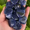 Polvo de Piedra Natural Cristal Ojo de Tigre Mini Corazón Piedra de Bolsillo 25mm Piedra Cruda No Porosa Venta al por Mayor Lote Pequeño Dropshipping