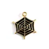 Venta al por mayor del fabricante Estilo Retro Punk de Halloween Araña Fantasma Cabeza Accesorios Colgante Accesorios para Joyería DIY Colgante de Aleación