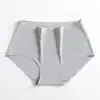 Pantaletas de Seda de Hielo sin Costuras para Mujer, Talla Grande, Una Pieza de Seda de Hielo con Entrepierna de Algodón Puro, Pantaletas Sexy de Cintura Media, Producto Nuevo, Pantaletas para Mujer