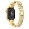 Para Apple iwatch876 Parafusos Pulseira Brocada Completa Pulseira de Metal para Apple Watch Corrente de Liga de Zinco