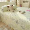 Lençol de Cama de Tecido Grosso de Algodão Espesso Desenho Animado, Conjunto de Três Peças de Lençol de Cama Individual para Dormitório de Estudante Algodão Puro para Todas as Estações