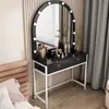 Espelho de chão com luzes para salões de cabeleireiro, estúdios fotográficos, lojas de noivas, espelho especial para maquiadores, maquiagem para salão de beleza, estilo luxo leve