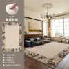 Tapete para Sala de Estar, Quarto Estilo Antigo, Estilo Retrô Francês, Sem Lavagem, Limpável, Impermeável, Resistente a Manchas, Sem Manutenção, Capacho de Alta Qualidade