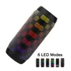 Bq615Pro Altavoz Bluetooth Luminoso Subwoofer Cilíndrico para Exteriores Insertable en Tarjeta para Ciclismo Altavoz Portátil LED Multicolor