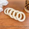 Elásticos de cabelo tipo fio de telefone de alta qualidade, elásticos de cabelo frescos para o verão, elásticos de cabelo fofos, elásticos duráveis de alto valor para acessórios de cabelo feminino