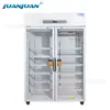 Gabinete de Refrigeración Farmacéutica de 150L/800L 2-20 C Gabinete de Refrigeración para Medicamentos y Reactivos con Alarma de Temperatura Alta y Baja y Almacenamiento USB