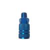 Fusión Eléctrica Azul de Alto Brillo Americano 1/4Npt Rosca Externa Conector Rápido Neumático Conector de Tráquea