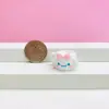 Nuevo Taza de Caricatura Dulce Caricatura DIY Gel de Crema Funda para Teléfono Llavero Creativo Accesorios para Pasador de Pelo
