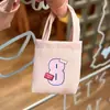 Labubu Gaga Sister Kt Cat Pernas Longas Zsiga Lona Pequena Bolsa de Ombro Mini Bolsa de Mão para Compras Bolsa de Pano Tendência Brinquedo Boneca