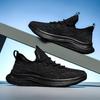 Saída de fábrica Sapatos Masculinos de Comércio Exterior plus size Oco Respirável Sapatos de Malha Tênis Casuais Masculinos Leves Sola Macia Tênis de Corrida