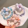 Diadema de Gato a Cuadros de Encaje Color Caramelo para Todo el Cuerpo, Cuerda para Cola de Caballo Estilo Dulce y Lindo para Niña, Accesorio para el Cabello al por Mayor