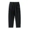 Calça Explorador Masculina Primavera e Verão Novo Estilo Perna Reta Tendência Simples Cordão Ampla Casual Versátil Esportiva Calça Longa Masculina