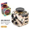 Novo estranho cubo de Rubik descompressão ventilador conjunto dedo ilimitado cubo de Rubik dados adulto brinquedo infantil cubo de Rubik atacado