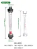 Medidor de Flujo con Rosca Interna de PVC Tubo de Plástico Rotor Flotador Medidor de Flujo LZS-15/25/50 Sin Barra Guía Líquido Agua