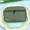 Mini Monedero de Nylon Impermeable, Porta Identificación Colgante de Dos Capas, Monedero Portátil, Tarjetero de Mano