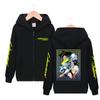 Bordeador Cyberpunk Lucy Rebecca David chaqueta con capucha en movimiento chaqueta casual con cremallera top para hombre y mujer