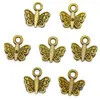 YuenZ retro diy accesorios para joyería mariposa aleación manualidades hechas a mano colgante fábrica directa D2118