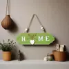 Nuevo Cartel de Madera Nórdico para Puerta Cartel de Bienvenida Decoración de Puerta Bienvenido a Casa Cartel Lazo Cartel Creativo