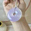 Colgante de Paz de Ágata Roja Calcedonia Tipo Hielo Joyería de Jade Natural 50 Colgantes de Paz Grandes Accesorios Colgantes para Coche