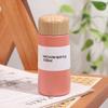 Termos de Aço Inoxidável de Pequena Capacidade com Textura de Madeira Mori Mini Fofo de Bolso para Uso Externo Copo Portátil para Lábios Feminino de Escritório