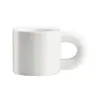 Taza de Cerámica Personalizada con Logo del Fabricante Patrón Taza Creativa Esmalte de Colores Flor Horneada Taza Gruesa Popular Taza de Regalo