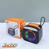 Nuevo Bolso X-922 con Luz de Colores Altavoz Bluetooth Inalámbrico Subwoofer de Tarjeta para Exteriores Regalo Creativo Altavoz Pequeño