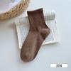 Meias Cinzas para Mulheres, Algodão Puro, Antibacterianas, Desodorantes, Meias Esportivas Elásticas Sem Costura, Absorventes de Suor, Respiráveis, Meias Anti-Pilling