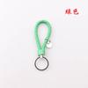 Chaveiro de Corda de Couro Trançado para Homens e Mulheres, Corrente de Argola de Chave de Casal, Chaveiro de Carro, Pingente de Presente Pequeno, Presente Criativo