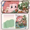 4 Peças Terra da Aventura de Conto de Fadas Paisagismo Grande Layout Adesivos de Paisagismo 3D Criativo DIY Descompressão Casa Tridimensional