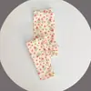 Nova coleção de outono de leggings para meninas: leggings elásticos de algodão puro para meninas, calças versáteis e justas para bebês meninas