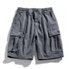 Shorts de Verão Masculino G-Stone Moda Calças Casuais Largas Calças Cargo Retas Masculinas Calças de Cinco Pontos Calças Largas