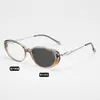 Nuevas Gafas de Moda Redondas Estilo Coreano de Alta Gama con Filtro Azul Montura Carey para Mujer Fotocromáticas Gafas de Sol Gafas sin Graduación al por Mayor
