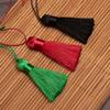 Marcador de Libros de Abanicos Pequeños con Borla de 5.5cm Colgante de Borla Borla Pequeña Gruesa Accesorios para el Cabello Hanfu Accesorios para Bolsas Borla Colgante