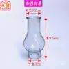 Acessórios para Lâmpada de Mesa de Vidro com Querosene Redutor Estilo Chaoshan, Cabeça de Lâmpada Dourada, Abajur Espessado, Pavio de Algodão
