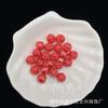 Cuentas Sueltas Redondas de ABS Perlado Doble Cara Color Rosa de 6-10mm para Joyería DIY Accesorios Cuentas para Pulsera Pegamento Crema