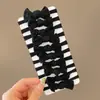 Diadema Coreana Nuevo Estilo con Lazo Goma para el Cabello Funda de Cuero Banda Elástica Cuerda Elástica Alta Simple para el Cabello Accesorios para el Cabello de Mujer