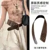 Cadena de Cintura de Metal Plateado con Acabado de Alta Gama, Cadena Mariposa Bohemia Vintage, Cinturón Y2K para Mujer, Combinada con Accesorios para Faldas