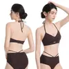 Sutiã com Decote Halter para Mulheres com Seios Pequenos, Push-Up, Sem Fio, Coleta Lateral dos Seios, Anti-Queda, Respirável, Sexy, Sem Costura, Costas Bonitas, Acolchoado