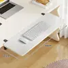Tablero de extensión para escritorio, escritorio de oficina sin taladrar, organizador de escritorio expandible, plegable, ampliado y alargado, tablero de extensión con reposabrazos