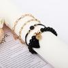 AliExpress Nuevo Caliente Pulsera Redonda con Borla de Turquesa con Cuentas Moda Europea y Americana Pulsera Creativa Juego de 4 Piezas Venta al por Mayor