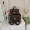 Mochila Retrô Transfronteiriça Moda Feminina Casual Nicho Estudante Bolsa de Aula Bolsa Saco de Alto Valor Mochila Pequena de Viagem