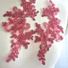 Acessórios de véu de noiva com acabamento em renda, acessórios de renda feitos à mão, suprimentos para artesanato DIY, relevo ultrassônico, outros