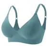 Ropa interior de soporte suave transfronteriza color liso alta calidad brillante fruta simple congelado cómodo sexy cubierta de sujetador para mujer