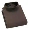 Atacado de Fábrica Camiseta Top de Veludo Gola Meia-Alta Manga Longa Masculina Outono Inverno Tendência Casual Roupa Íntima Camisa Camada Base Quente