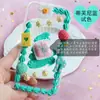 Juega para jugar divertido plástico bueno bolsa de 100g simulación crema pegamento DIY crema funda para teléfono móvil pegamento enviar 1 Boquilla de Flor