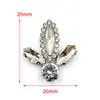 Cadena de Pedrería Super Brillante Autoadhesiva Pegamento Termofusible Flor de Diamante Accesorios para Joyería DIY Partes de Decoración para Vestido de Novia Falda Vestido de Hombro