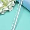 Renda Colorida Elástica em Estoque, Elástico Colorido Dupla Face, Renda Elástica para Acessórios de Cabelo DIY e Acessórios de Renda