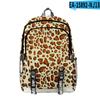 Transfronteiriço Novo Cor Gradiente Textura Animal Páscoa Impressão a Cores 3D Viagem Estudante Mochila Escolar Bolsa de Viagem